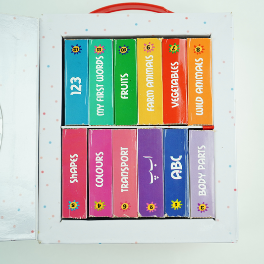Little Learning Library – 12 in 1 Educational Board Books